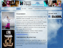 Tablet Screenshot of dansaivaxjo.se